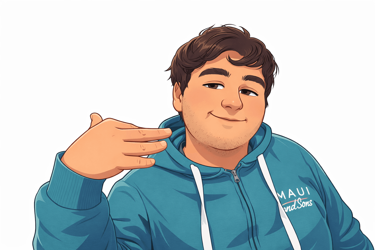 Ritratto illustrato di Vito Spinelli